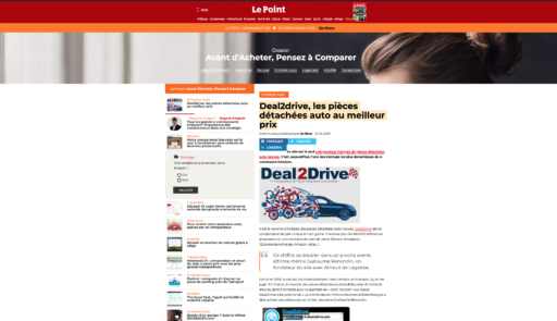 Deal2Drive recommandé par Le Point